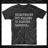 Introverted But Willing To Discuss Gabagool Sopranos Funny Tee S-3XL