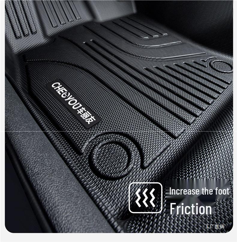 Full Coverage TPE Car Floor Mats for A4L, Magotan, Q5L, Passat, Camry, Accord, A6, and Tiguan L