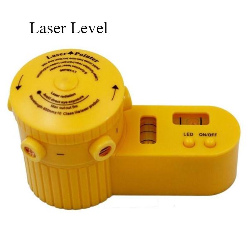 Laser Level 4-in-1 High Precision Household Level Multifunctional Laser Ruler Can Rotate with Tripod Wire Punch