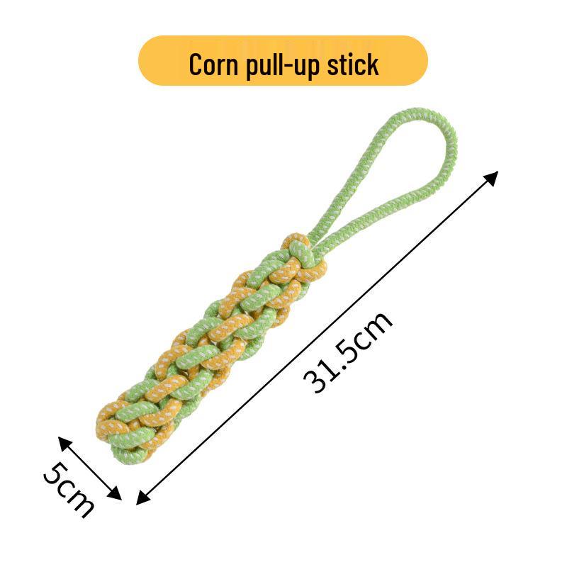 Durable Cotton Rope Knot Toys for Dogs - Teething and Teeth Cleaning for Small, Medium, Large Dogs