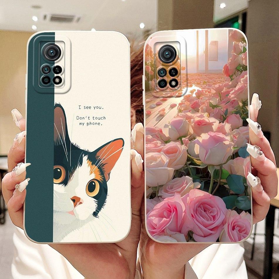 For Xiaomi Mi 10T 5G / Mi 10T Pro 5G Fashion Printed Phone Case For Xiaomi Mi10T 10 T Pro Jelly Silicone Shockproof Soft Cases