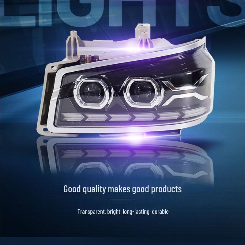 Sinotruk Howo 380/336 Dual-Lens Full LED Headlights: Super Bright Spotlight & Flow Standard