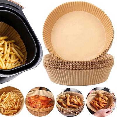 Große Rechteckige Fritteusen Einweg-Papierauskleidung 31cm Antihaft-Fritteusen Pergament Spezial-Backpapier für 2-10QT Garbehälter