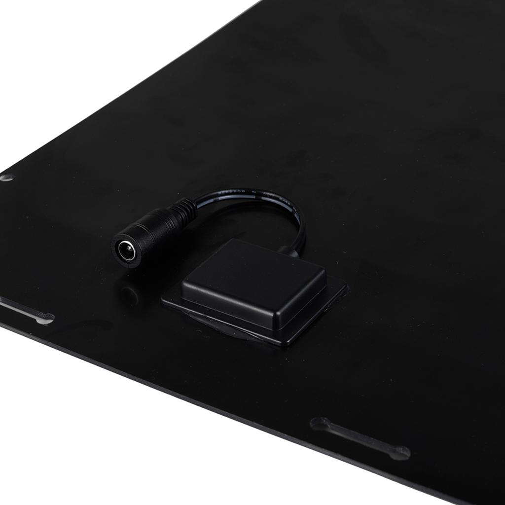 10W 18V Solar Battery Charger Maintainer, Portable Waterproof Solar Panel Charging Kit for RV Camper Tractor Boat