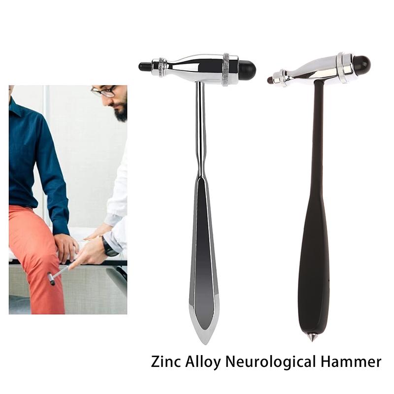 Tools Neurological Hammer Zinc Alloy Percussion Hammer Neurological Reflexes Diagnostic Mallet Medicals Examination Hammer
