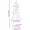 Christmas Tree with Stand Brown 151 cm Solid Teak Wood