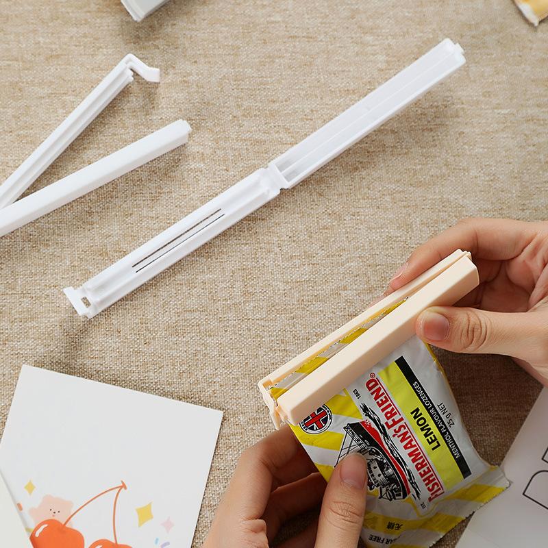 Set da 12 pezzi, clip sigillanti in plastica, clip per sacchetti di imballaggio, clip sigilla-alimenti e snack