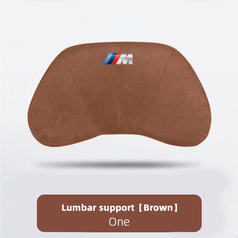 CTCE1 Car Seat Safety Headrest Pad Auto Emblem Neck Pillow For BMW M E46 E90 E60 G30 G32 G01 G02 G05 G06 G07 G26 G16 X3 E92 Sticker