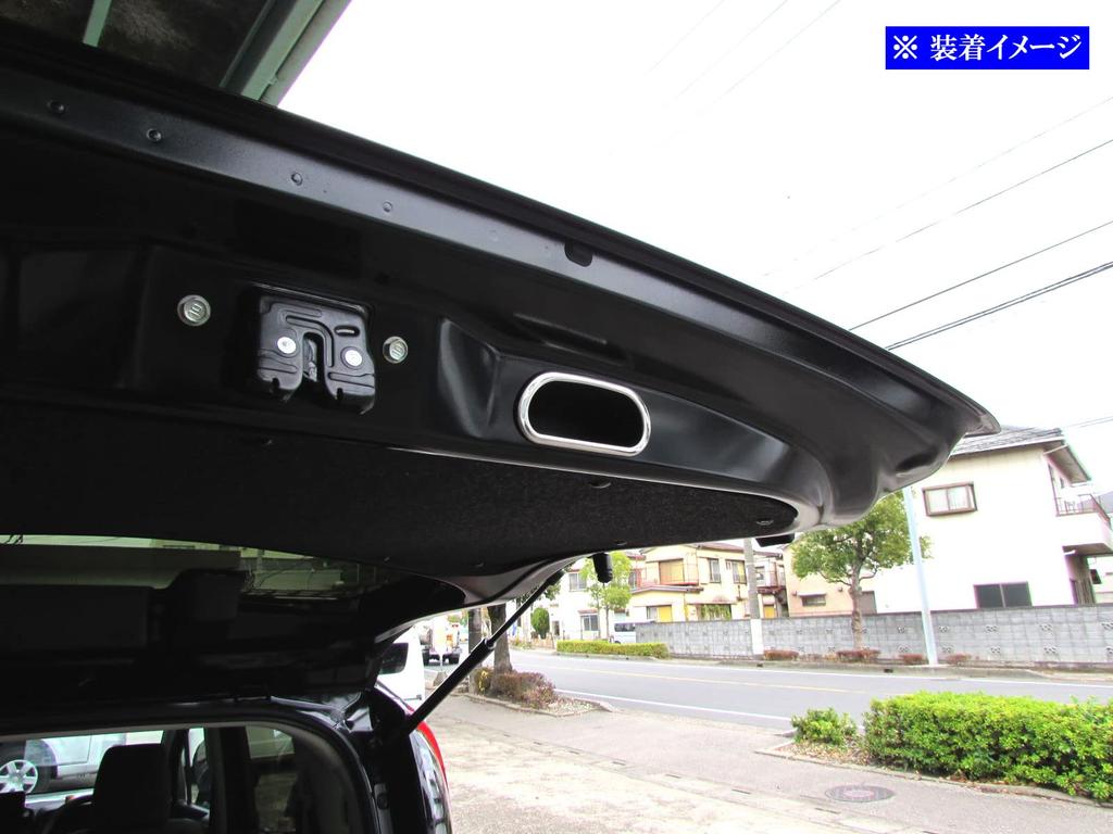 BRIGHTZ Stainless Steel Rear Gate Pull Handle Cover for Toyota Sienta MXPL15G Ultra-Mirror (10/15) [INT-ETC-715] MXPC10G, MXPL10G,