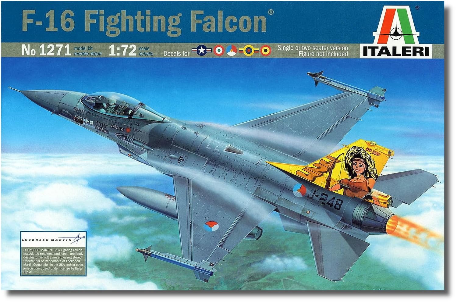 

Tamiya Lockheed Martin F-16A Fighting Falcon 38071 (Italeri 1/72 Airplane Series 1271)