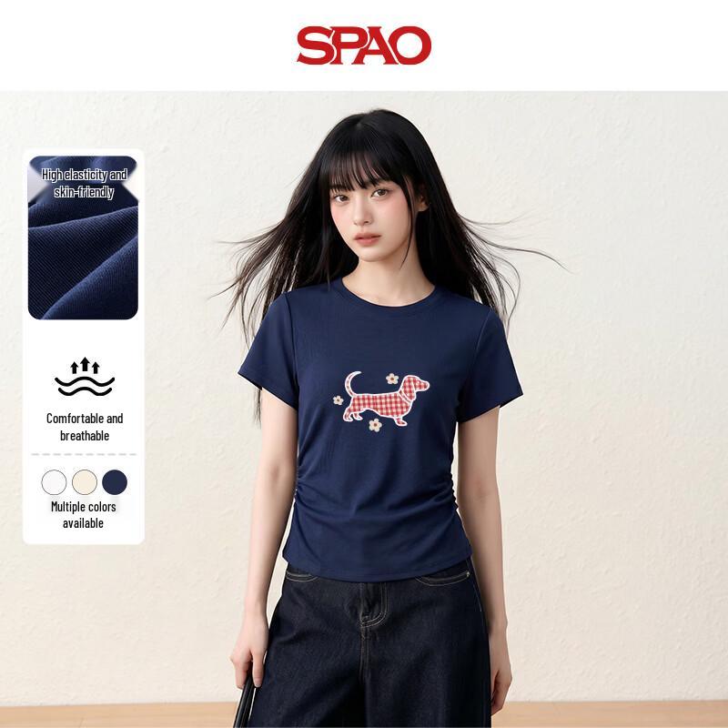 SPAO Women s Slim Fit Short Sleeve Tee XL