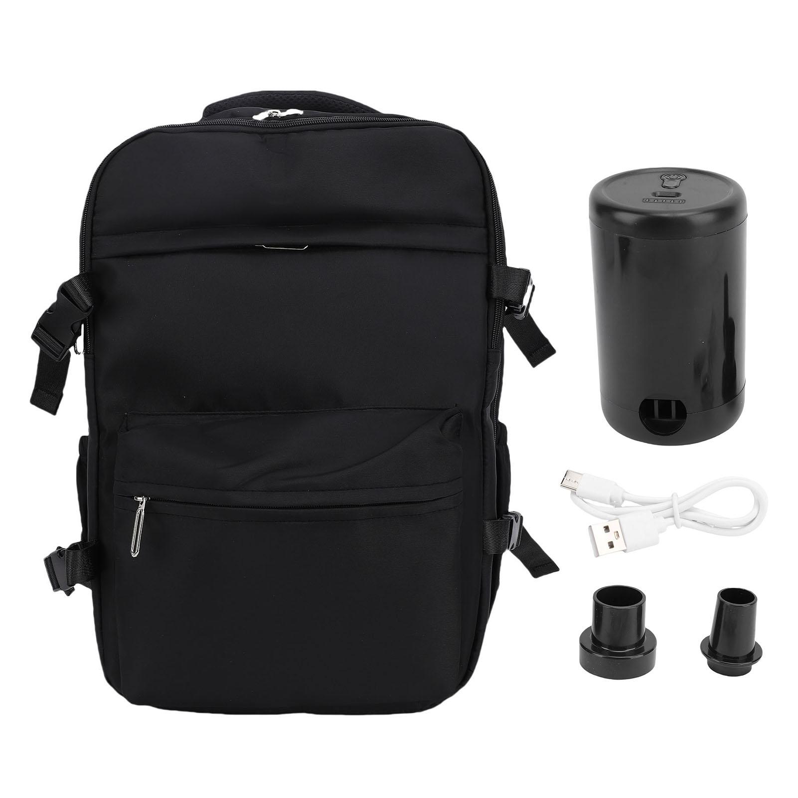 

Вакуумный рюкзак 27 л большой емкости водонепроницаемый 180 градусов открывающийся компрессионный рюкзак с насосом