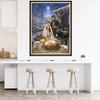 30x40cm Nativity Jesus Cross Stitch Craft DIY Mosaic Full Round Diamond Painting