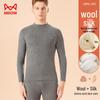Mao Ren Men's Wool Silk Thermal Underwear Set