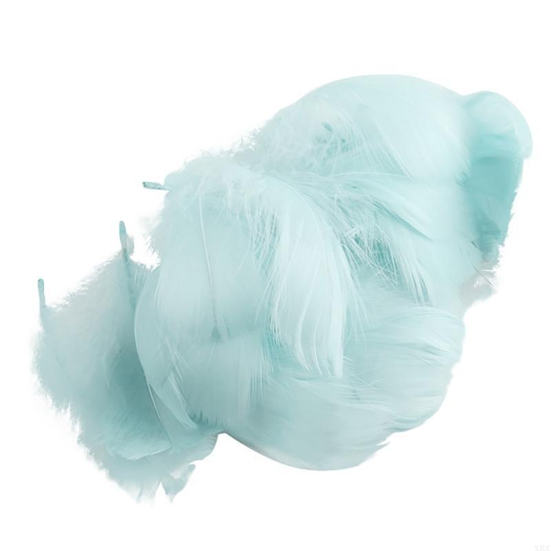 

100pcs Colorful-Feathers for Bobo-Balloon Filled Birthday Wedding Decoration DIY X3UC
