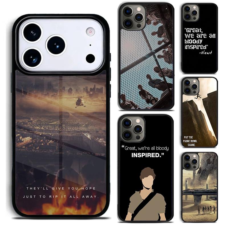 Maze Runner newt soft Phone Case for iPhone 17 16 15 Pro Max Air 14 13 12 11 Plus Shockproof Capa Cover