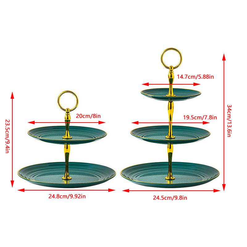 Kake Makron Brettstativ Fruktfat Cupcake Utstillingsstativ Kakeutstillingsstativ Plast Tørket Fruktfat Festborddekorasjon