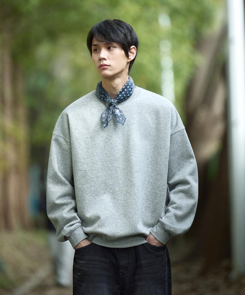 MINIMALPROJECT Refined Standard Brushed Sweatshirt Mmt200 [Gray]