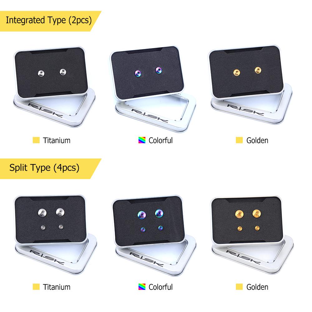 RISK TC4 Titanium Bike Hydraulic Brake Cylinder Bolts Bicycle Brake Cylinder Screw