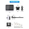 Camluxy Smart Tuya WiFi Door Camera 4.3 Inch 1080P Eye Peephole DoorBell 5000mAh PIR Motion Alarm Alexa Digital Door Viewer