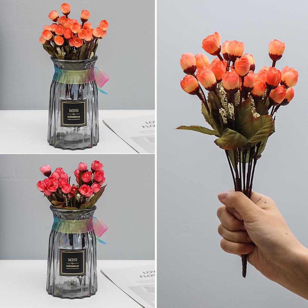 Supplies Accessories DIY Artificial Rosebud Artificial Flower Simulation Rosebud Beautiful Bouquet
