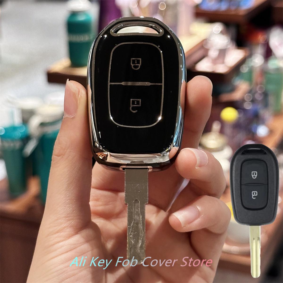 

Key Fob Cover Keyring Car Keychain For Renault Kwid Traffic Symbol for Dacia Sandero Logan Duster 2016 2017 2018 Fob Access чёрный