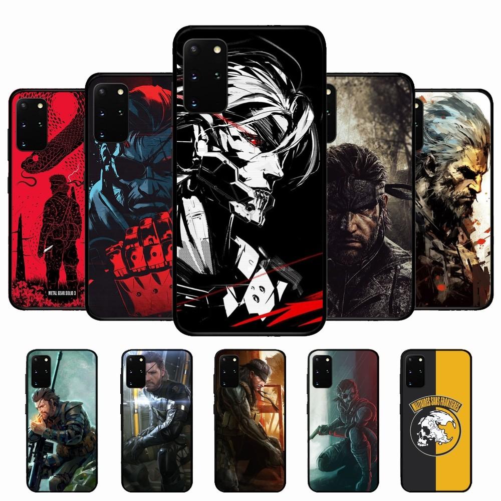 M-Metal Gear S-Solid Game Phone Case Silicone PC+TPU For Samsung S10 20 30 22 23 24 Plus Lite Ultra Cover