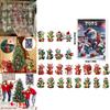 Christmas Countdown Calendar With Dragon Baby Flat Ornaments For Holiday Decor