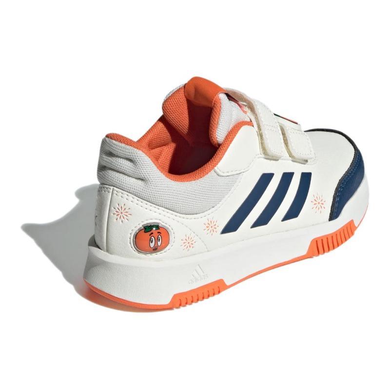 Adidas TENSAUR SPORT 2.0 Anti Slip Wear Resistant Kids' Skateboarding Shoes White Blue Orange Kids Sneakers IH3098