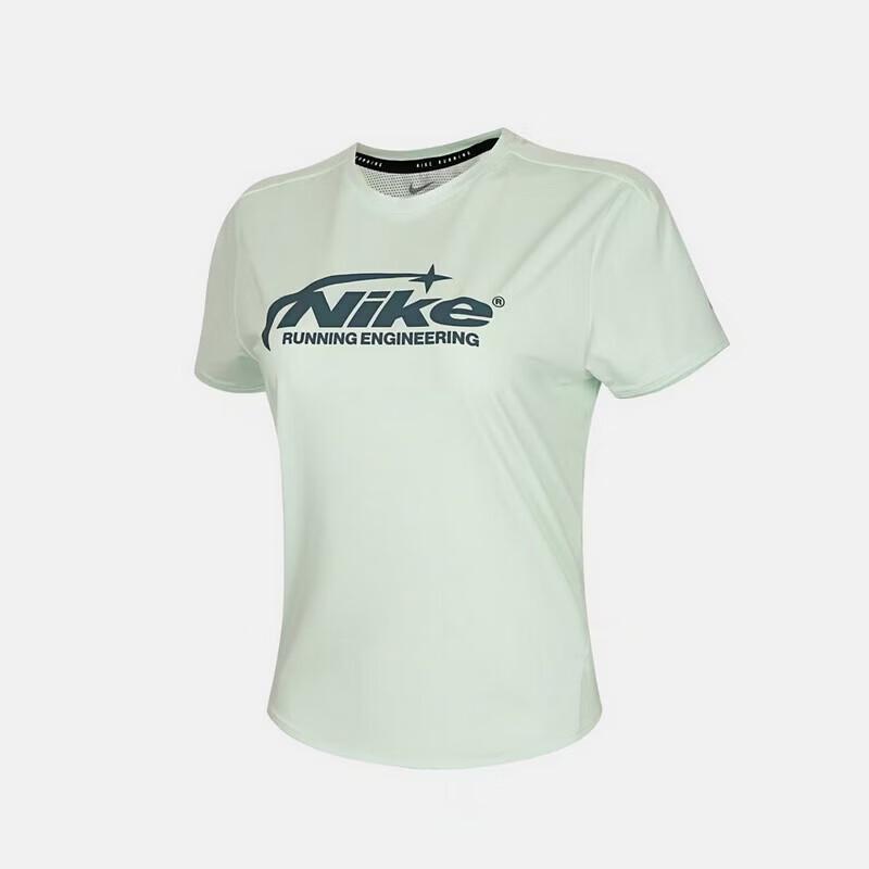 Nike Women s Slim Fit Breathable Knit Short Sleeve Top IO4243 L io4243 бирюзовый