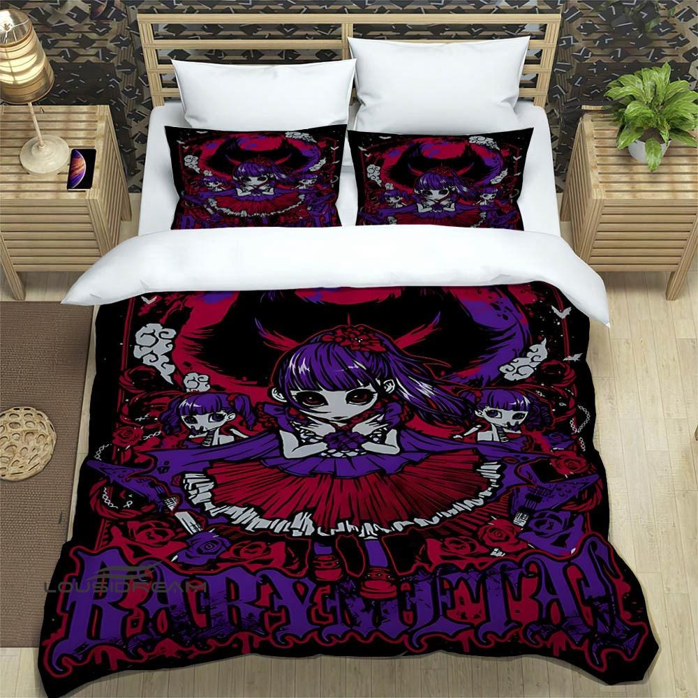 3D Print Music Band BABYMETAL Bedding Set Single Twin Full Queen King Size Bed Set Adult Kid Bedroom Duvetcover Set Home Textile