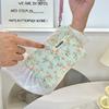 Tiny Floral Makeup Bag With Polyester Material And Portable Design For Daily Use