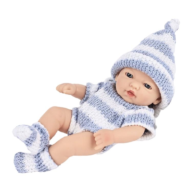 7in Life Like Reborns Toy Dolls Figure Interactive Soft Baby Dolls that Looks Real with Changeable Clothes