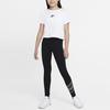 Nike Sportswear Favorites Letter Logo Print Slim Fit Long Fitness Pants Women Pants Black DD6278-010