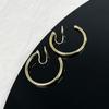Pearl Mosquito Coil Disc Ear Clips: No-Pierce, Elegant French-Style Earrings for Women