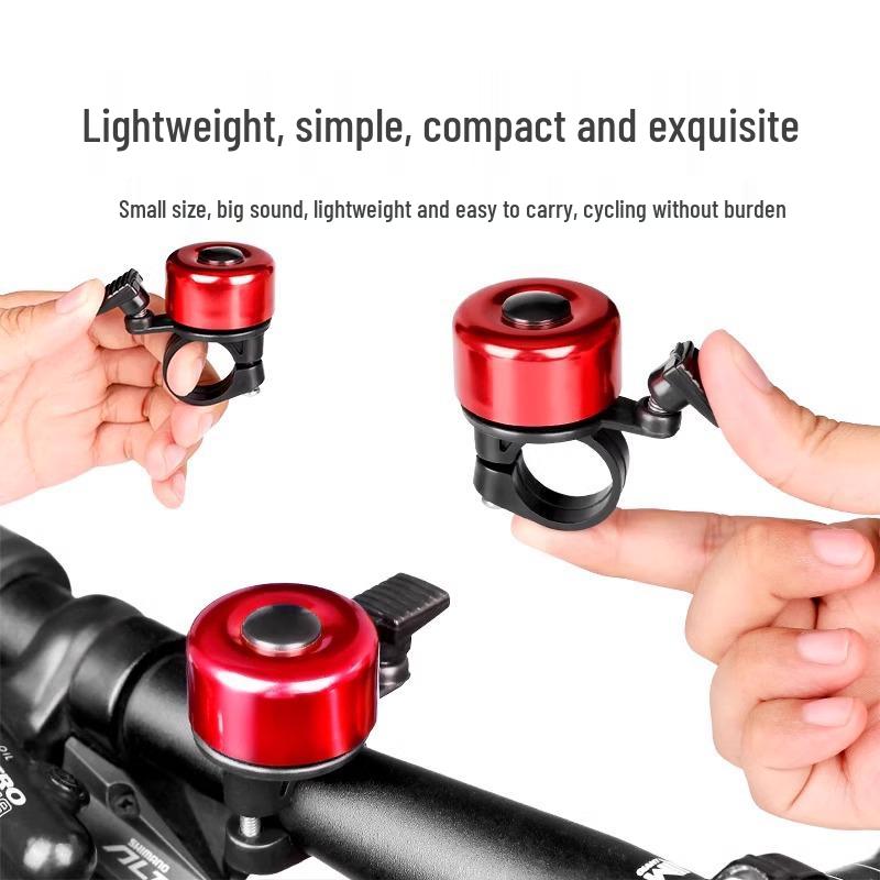 Super Loud Universal Bicycle Bell for Mountain & Road Bikes - Large Volume Bike Horn Cycling Accessory
