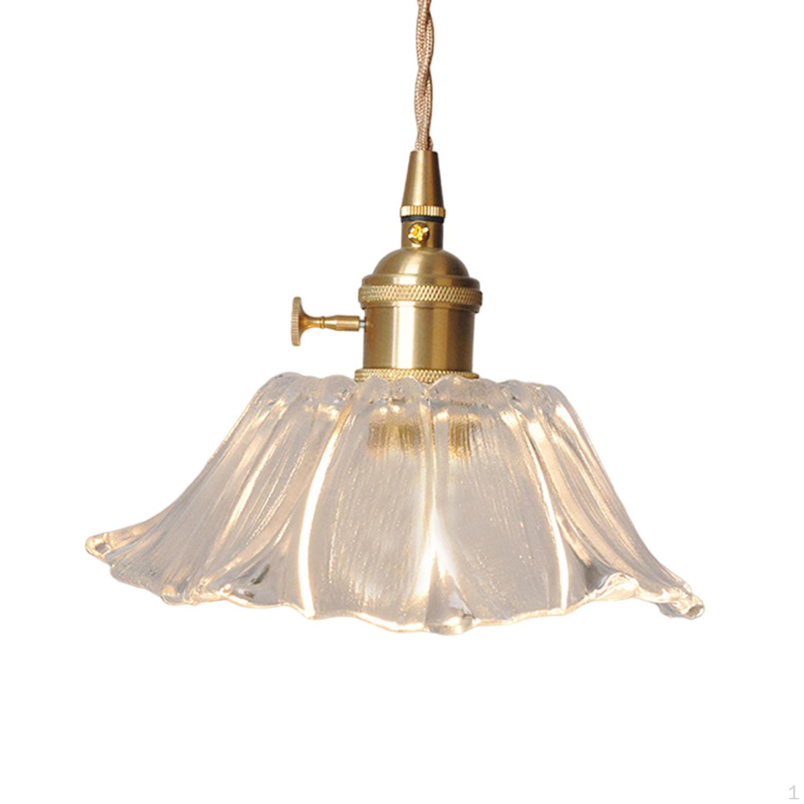 

Подвесной светильник в виде цветка, люстра, подвесной светильник, маленький, для ночника transparent