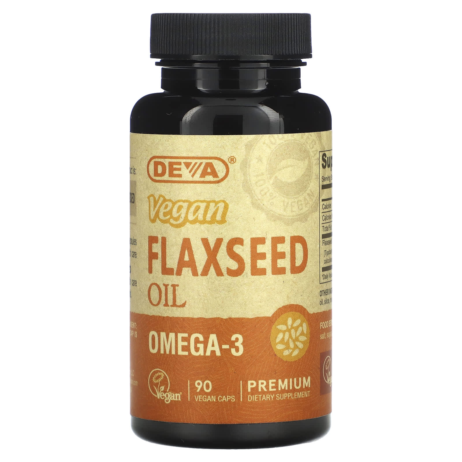 

Premium Vegan Flaxseed Oil, 90 Veggie Capsules