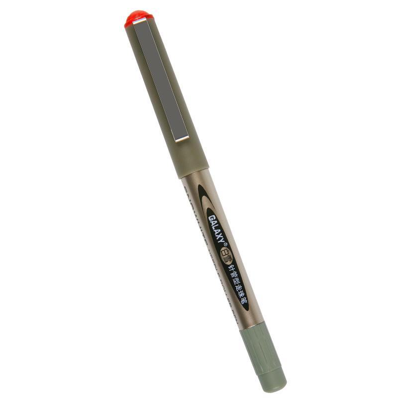 Snow White Quick-Dry 0.38mm Liquid Ballpoint Pen, Refillable, Large-Capacity for Office & Study