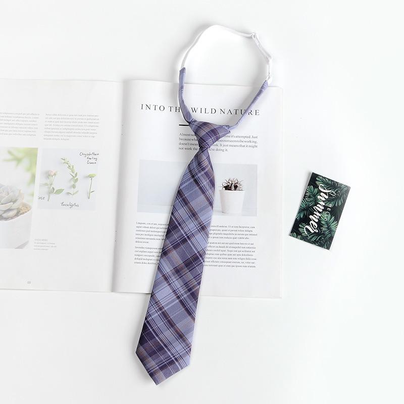 Unisex Preppy Karomuster Japanische Schuluniform Fliege