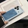Square Crystal Lens Denim Case for iPhone 17 Pro Max/16 Pro Full Coverage 14/15