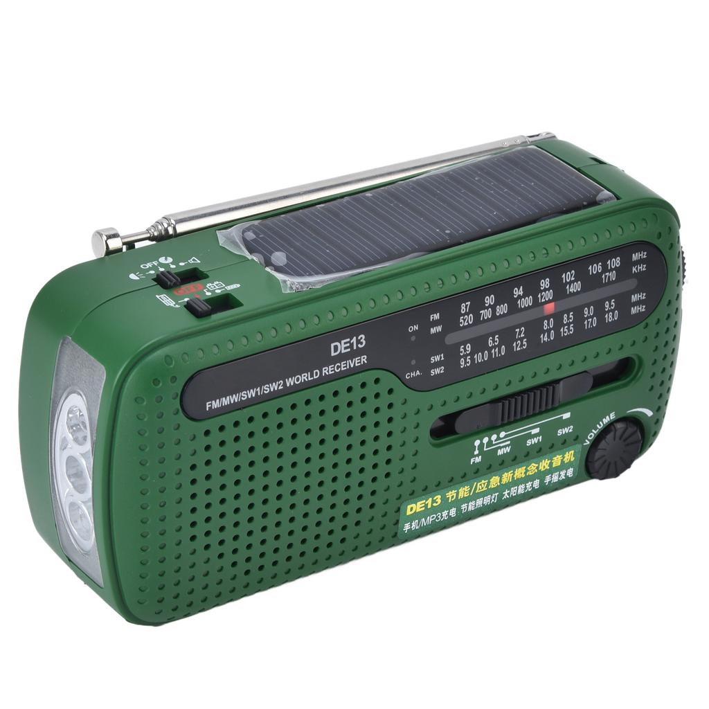 Radio FM Sensibilitate ridicată MW SW Calitate bună a sunetului Funcție de alarmă Radio mic reîncărcabil pentru casă