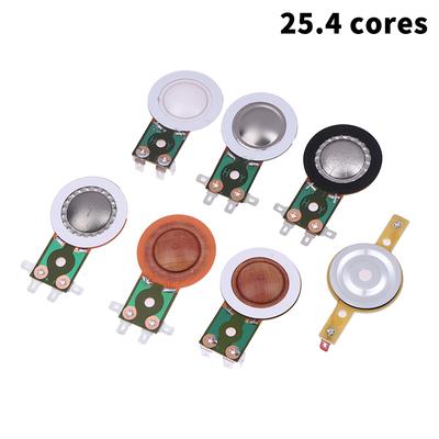 New 25.4MM Tweeters Voice Coil Round Speaker Treble Coil Replacement Horn Titanium Film Copper Clad Alumium Diaphragm