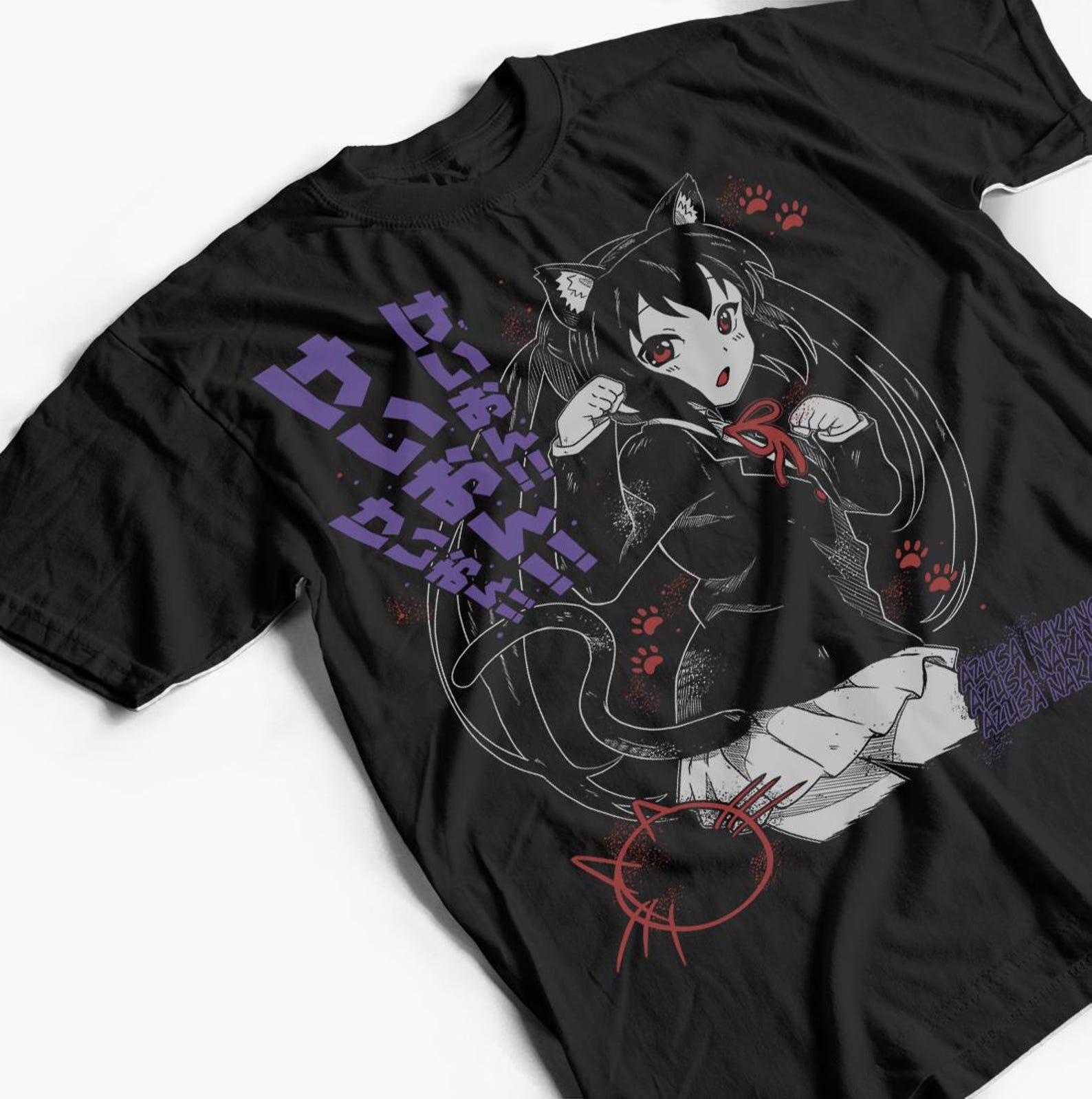 Vintage Wash Anime T-Shirt, Retro Streetwear, Anime Lover Gift Manga Gothic T-Shirt Inactive Japanese Anime Manga Shirt, Graphic 4XL