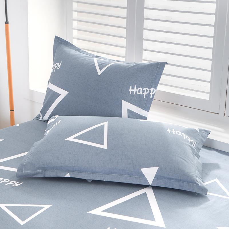 2pcs Pure Cotton Pillowcase 100% Cotton Pillowcase Suitable For 48 * 74 Pillow Core