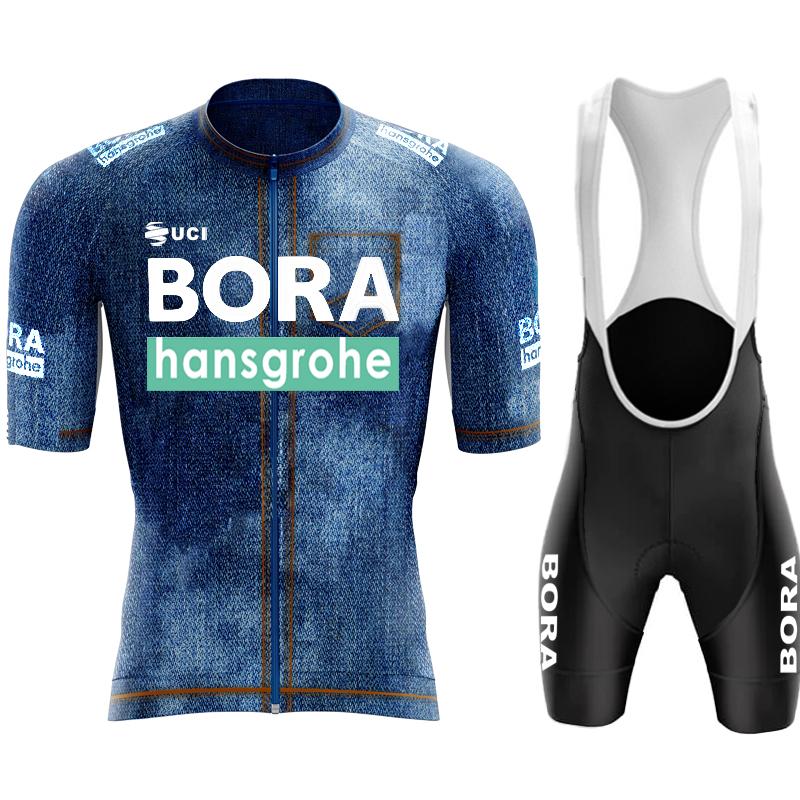 Letnia odzież rowerowa 2026 MTB Koszulka UCI BORA Odzież męska Męska odzież rowerowa Wiosenne męskie zestawy rowerowe Zestaw sportowy Spodnie żelowe Jednolity szosowy