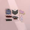 Colorful Cartoon Trendy Brooch With Winged Magic Bottle Shape Versatile And Accessory Unique