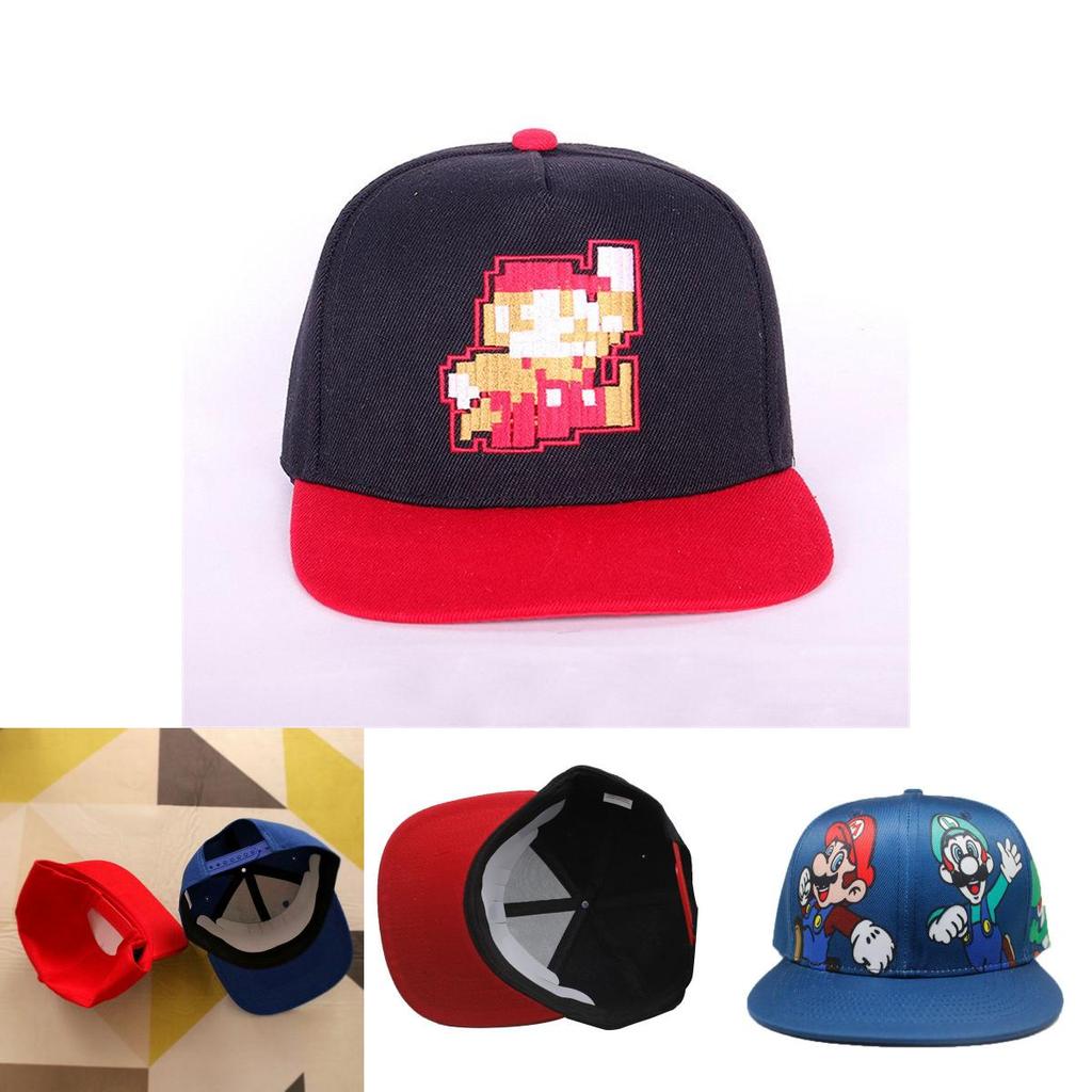 Stylish Super Mario Luigi Baseball Trucker Hat Cap With Adjustable Fit For All