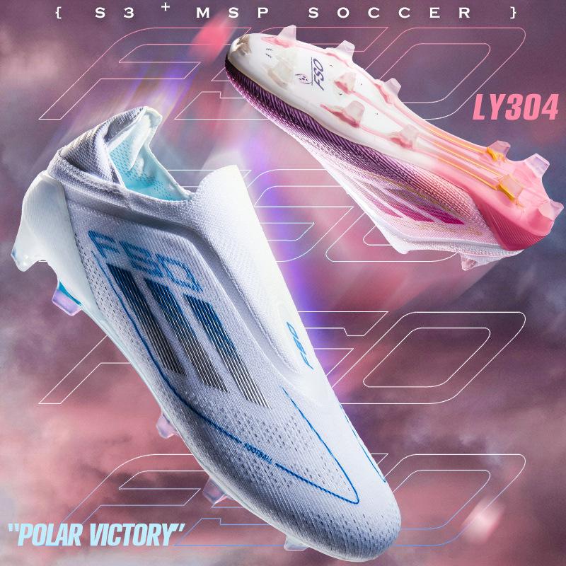 F50 European Cup Unisex Youth Long Spike Football Shoes for Turf Training & Competition