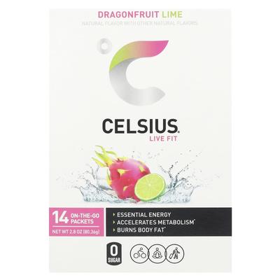 Live Fit, Dragon Fruit Lime, Portable 14-pack, 0.2 Oz (5.74 G) Each